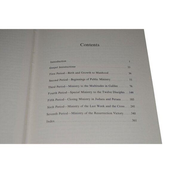 1961 A Laymans Harmony Of The Gospels By John Franklin Carter Hardcover Broadman - Picture 10 of 11